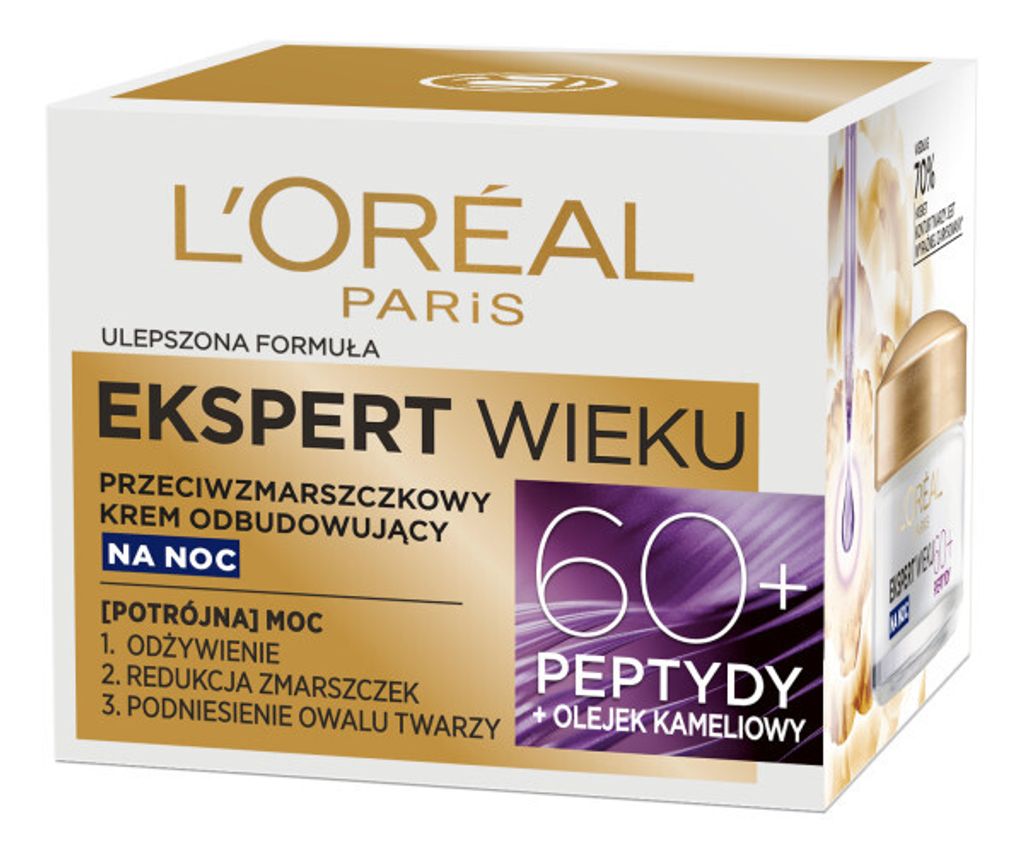 L'Oreal Paris Expert Age 60+ Anti-Aging Nachtcreme, 50ml Produktbild 