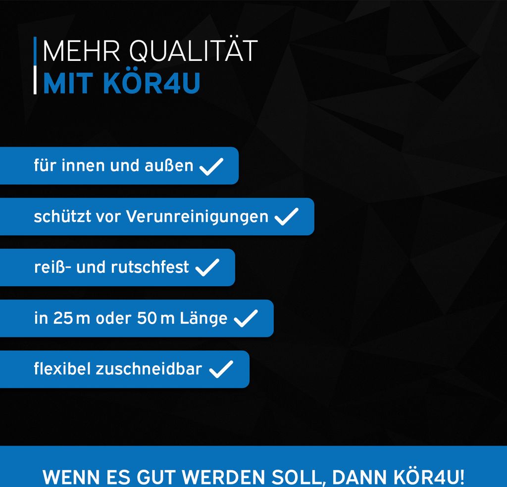 kör4u Abdeckvlies Malervlies 50m 220g Produktbild 7