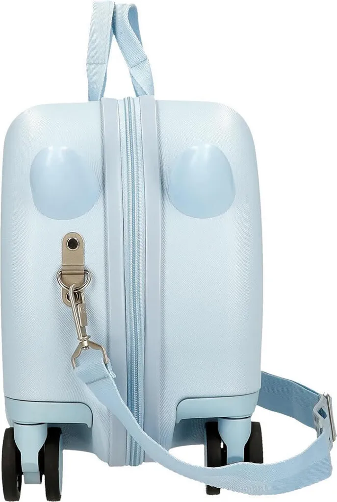 Valise rigide enfant Stitch Disney bleu clair à 4 roues multidirection - 3