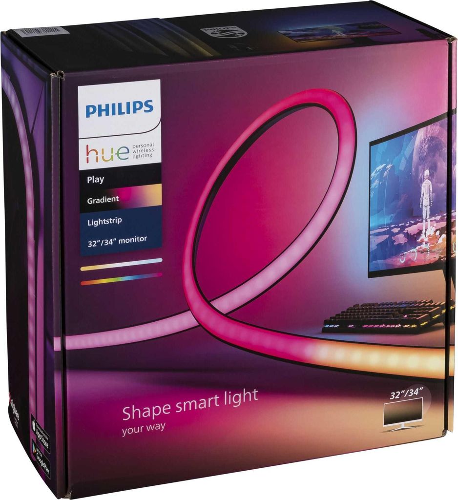 Philips Hue Play Gradient LED Lightstrip PC 32/34 Zoll Produktbild 