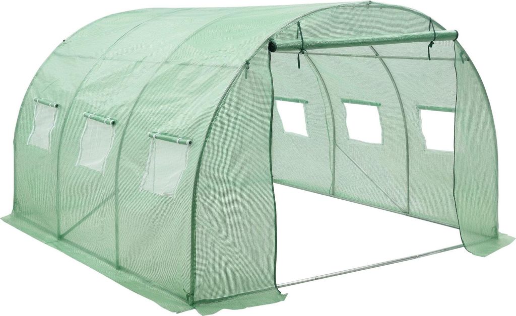 In And OutdoorMatch Gewächshaus Luvia - Gartenschrank - Gewächshaus - Gartengewächshaus - 300x300x200 cm