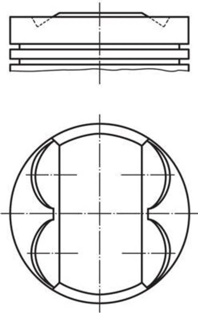 Piston moteur pour OPEL Corsa D et E - Pièce de rechange MAHLE