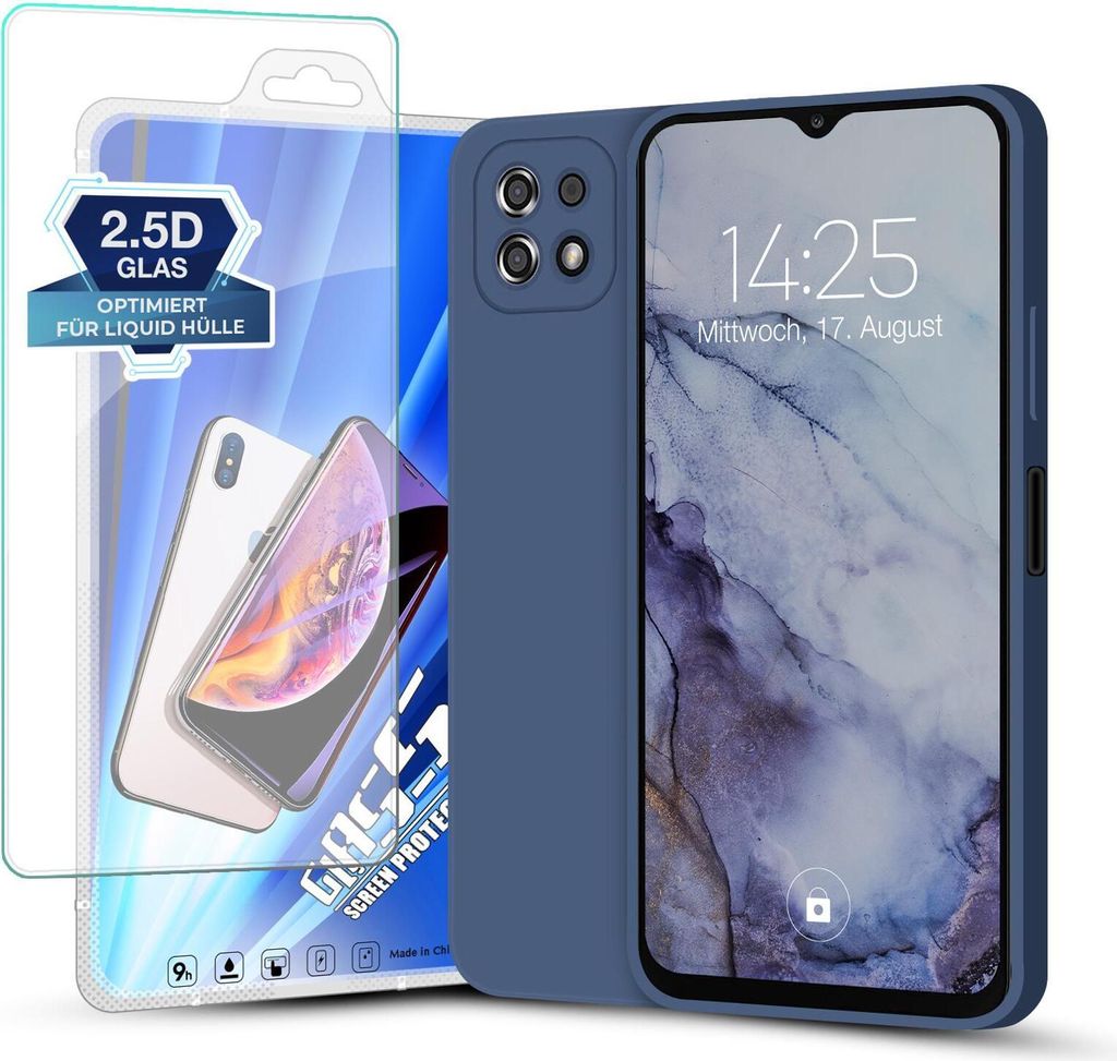 Hülle für Samsung Galaxy A22 5G mit 9H Displayglas Produktbild 