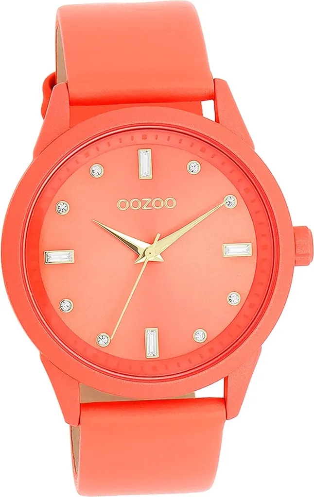 Orologio Donna Oozoo Timepieces D2UOC11285 Pelle Arancio - Must-Have