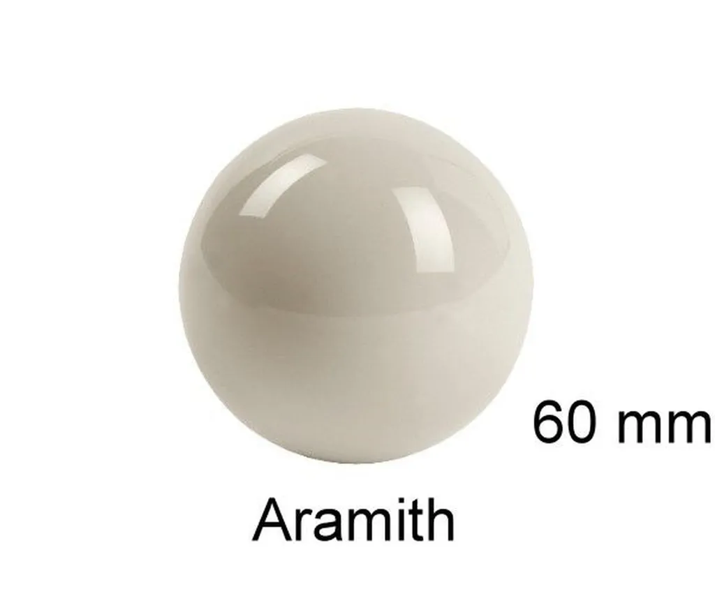 Bille blanche Aramith pour éviter l'usure de votre tapis billard