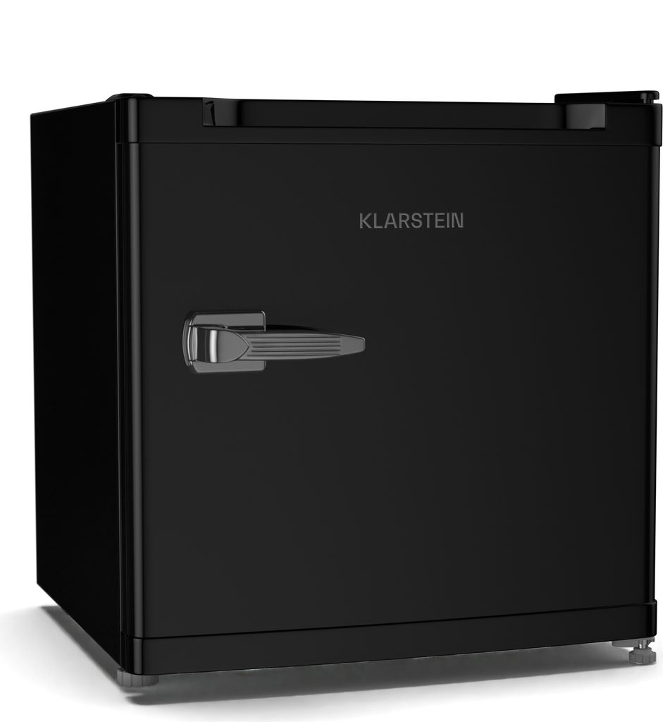 Klarstein Irene Retro Mini-Gefrierschrank, 31L, Flexibler Temperaturbereich -24 °C bis 10 °C, C, Leise 38 dB, Kompaktes Design, Mini-Kühl-/Gefri...