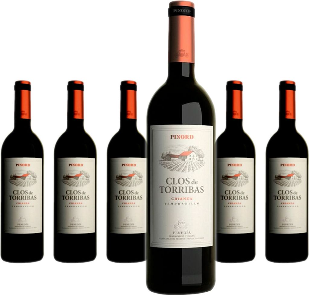 6 x Pinord Clos De Torribas Crianza Tempranillo Produktbild 
