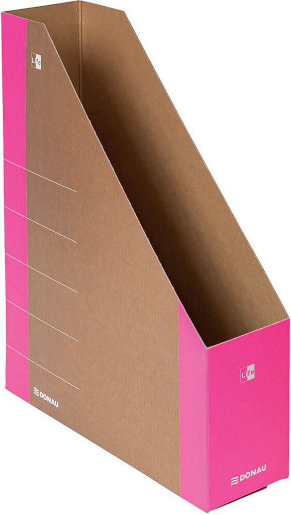 DONAU Stehsammler LIFE 330289116 pink Karton, DIN A4