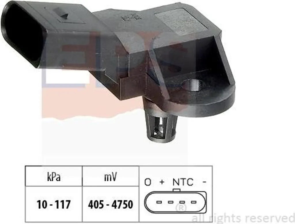 Capteur Pression d'Air 03C906051 : Solution Perte de Puissance Audi VW