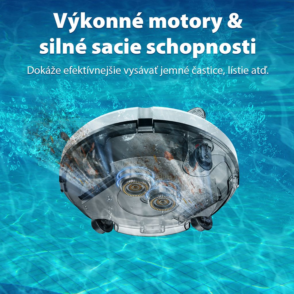Redkey S100 Akumulátorový bazénový robot, automatický Obrázok produktu 3