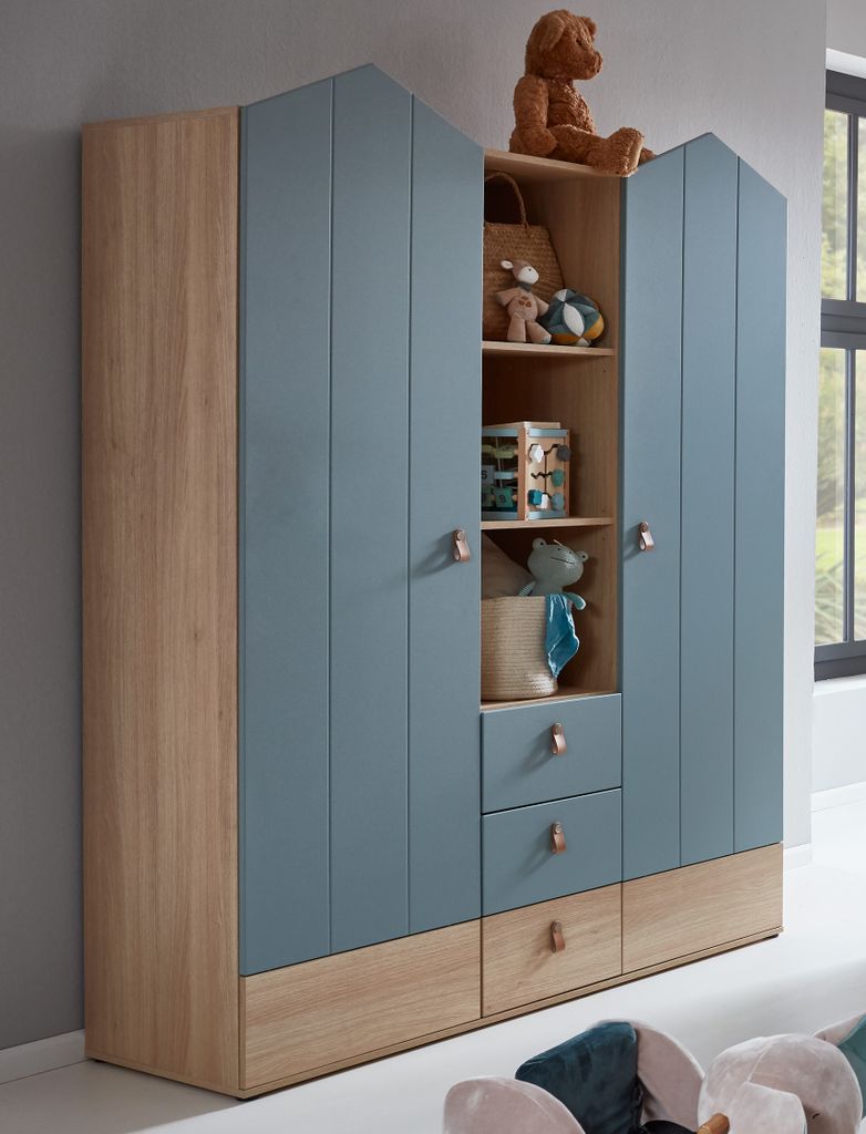 Kleiderschrank Roofy 2-türig Soft-Close / Türdämpfung Produktbild 