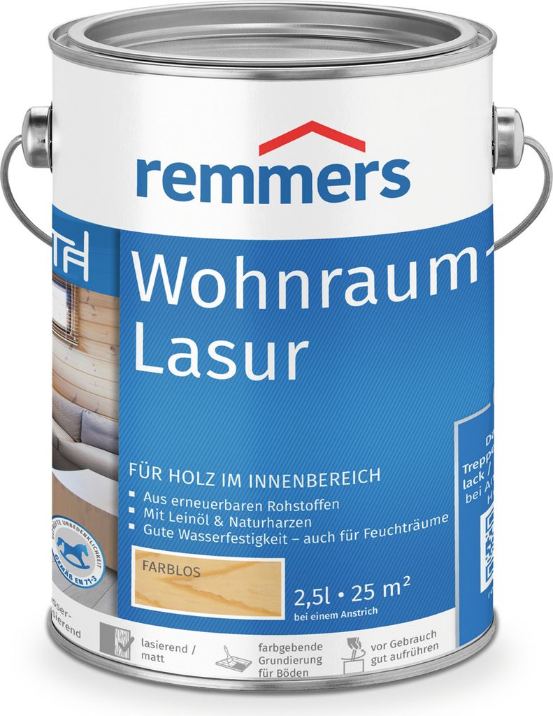 Glazura do salonu Remmers bezbarwna 2,5 l Zdjęcie produktu 
