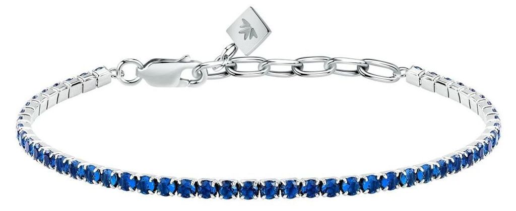 Luxuriö ses silbernes Tennisarmband fü r Herren Tennis SATT23