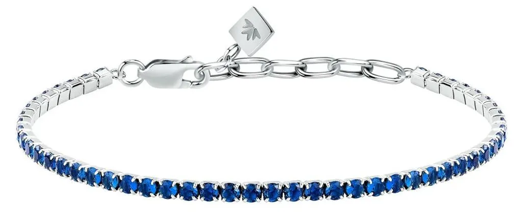 Bracelet de tennis argenté homme SATT23 idéal pour mariage et soirée