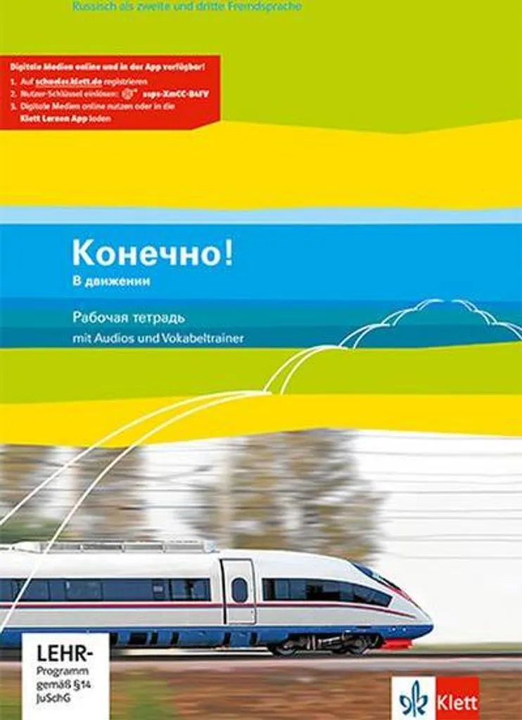Livre de Russe Konetschno! Dvizhenii 3./5. Lernjahr avec Audios MP3