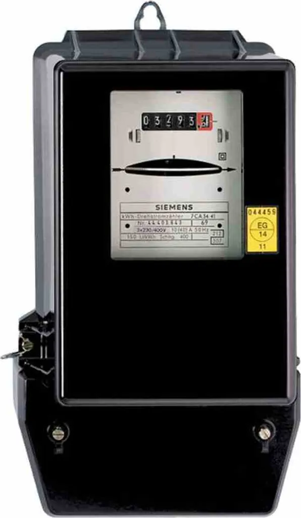 Compteur Électrique Analogique Triphasé 3x40A pour Tableau Électrique
