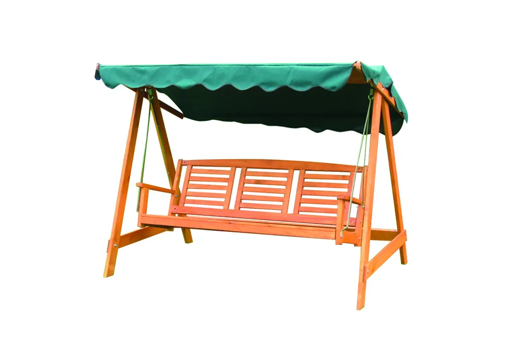 Balançoire bois EDEN stable et durable - Finis les portiques qui bougent