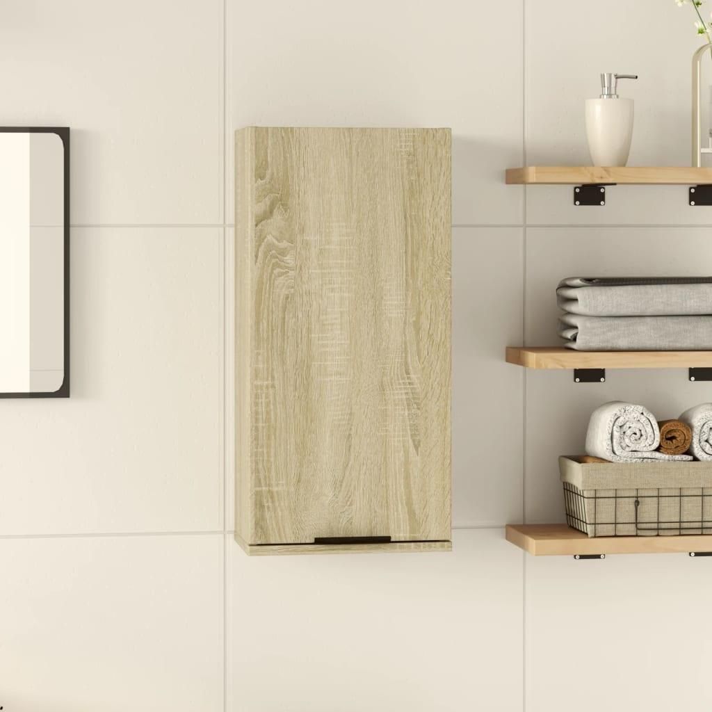 vidaXL Wand-Badschrank Sonoma-Eiche 32x20x67 cm Produktbild 