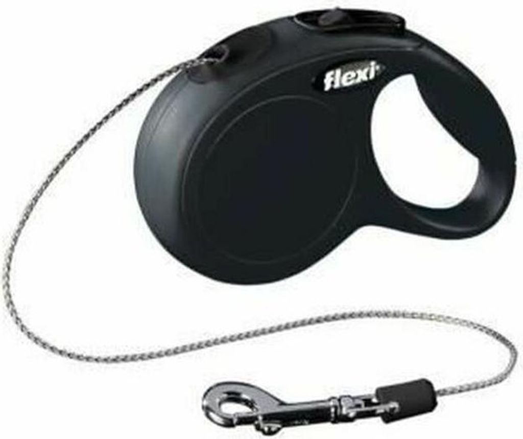 Hundeleine Flexi New Classic 8 m Schwarz S