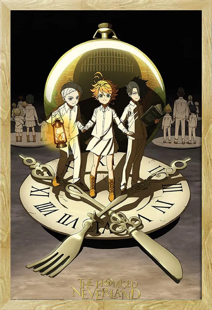 Poster La Promessa dell'Isola che non c'è con Cornice Shinsuke Faggio