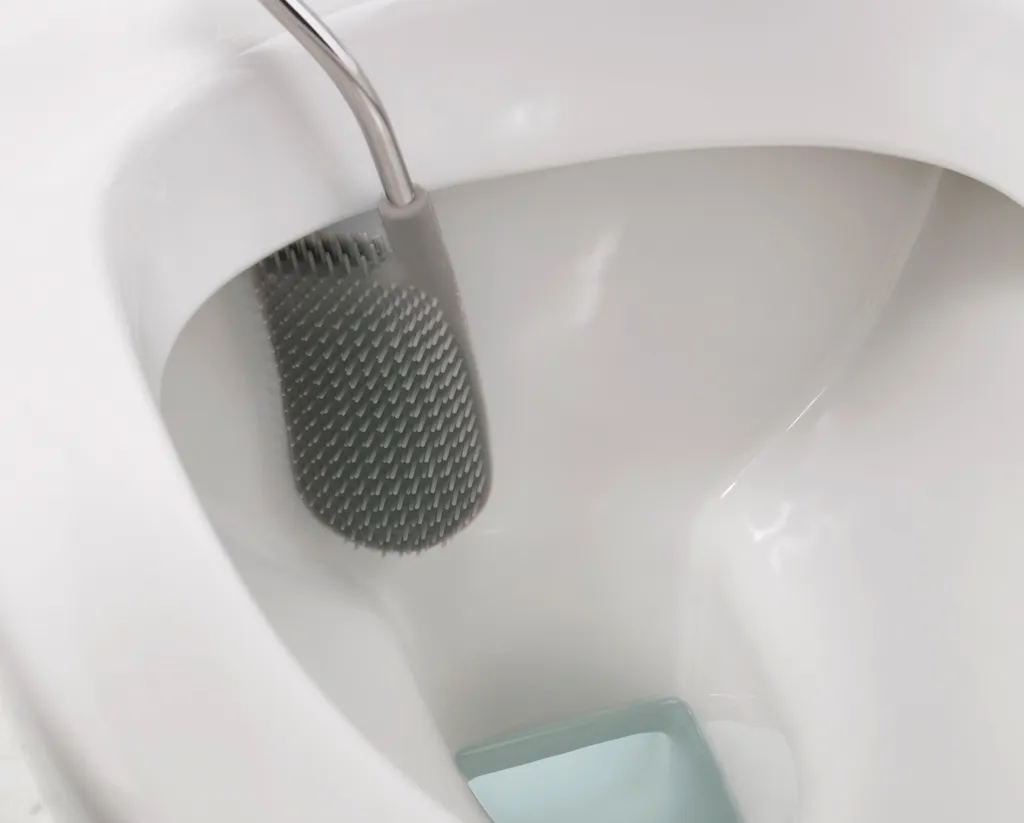 Joseph Joseph Flex Brosse WC avec Support en Acier Inoxydable Argenté - 6