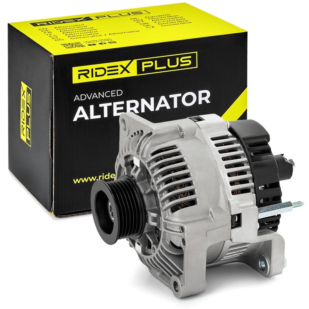 RIDEX PLUS 4G0380P Lichtmaschine Generator LiMa 120A 12V für OPEL Movano Kastenwagen (X70) Movano Bus (X70) für RENAULT CLIO II (BB0/1/2, CB0/1/2)