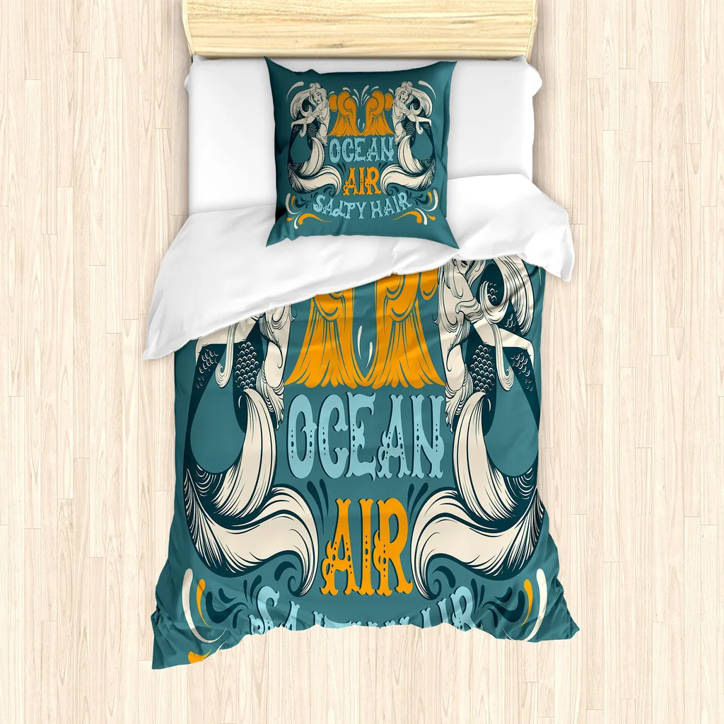 Parure Copripiumino Singolo 135x200 ABAKUHAUS Antiacaro Nautical