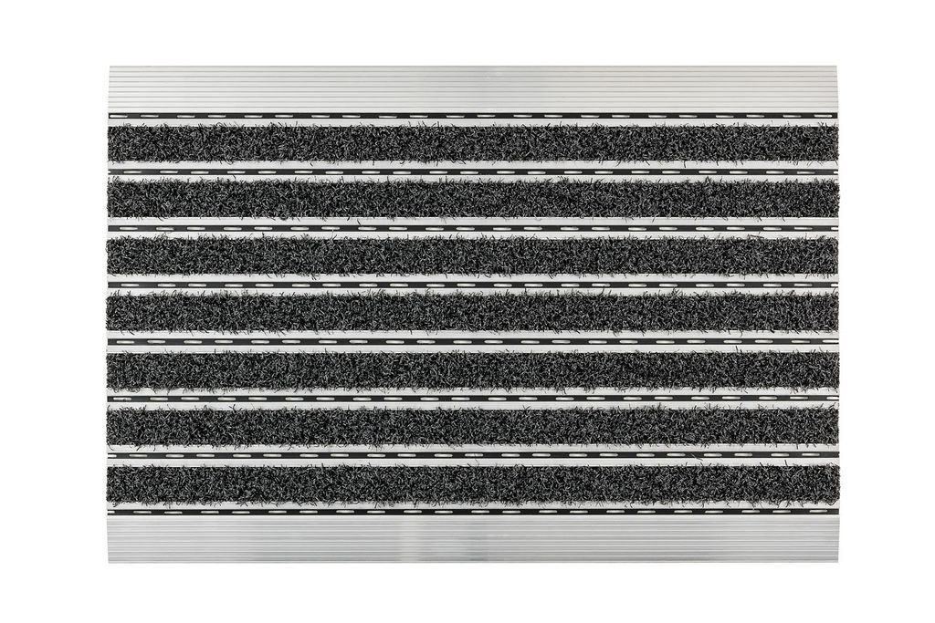 Fußmatte Elegant Mat anthrazit 60x40cm Eingangsmatte ALU Türmatte Fußabstreifer