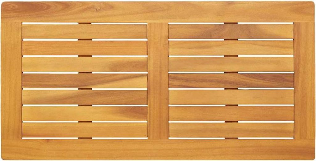 vidaXL Tischplatte Öl-Natur 90 x 45 x 2 cm Massivholz Akazie