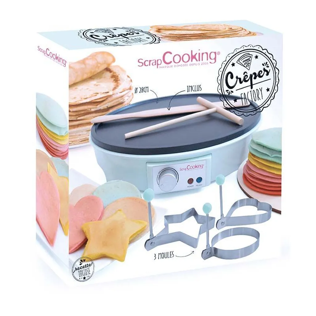 Crêpier Usine de Crêpes Sans Effort - Finissez-en avec les Crêpes Ratées