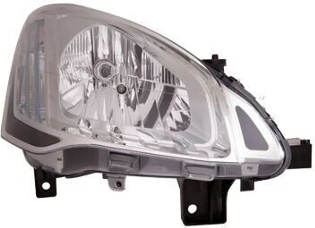 Phare droit Van Wezel 0906962 - Finition Chrome pour Partner Tepee 2012