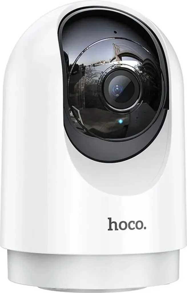 Caméra de surveillance WiFi 3MP blanche intérieur Full HD 1296p Smart