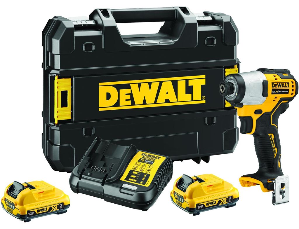 DEWALT Akku-Schlagschrauber DCF801D2, 12Volt, 1/4", (2x Produktbild 