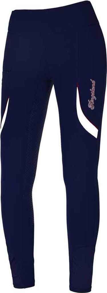 Kingsland KLkatja E-Tec Pull-On Full-Grip Reithose Damen blue Blau Navy FS21, Größe:40