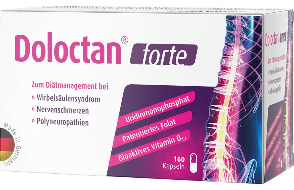 Cápsulas Doloctan forte para el síndrome vertebral, dolores Imagen del producto 