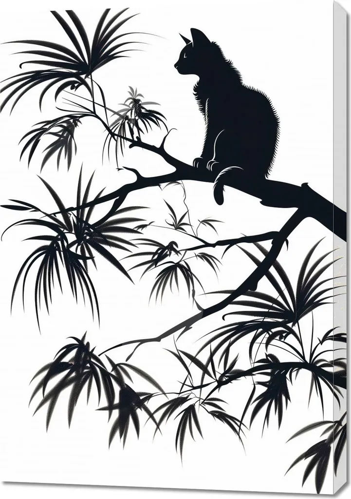 Affiche Décorative Sur une branche 70x100 cm - Poster Format XL Design