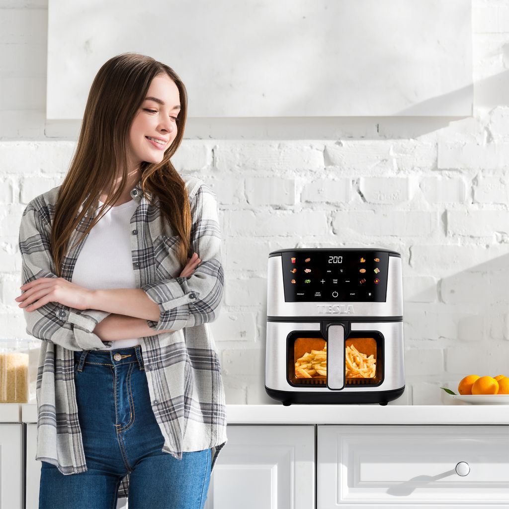 - Multifunkčná digitálna teplovzdušná fritéza TESLA AirCook Obrázok produktu 4