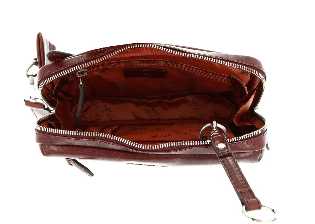 Sac banane en cuir de vachette Colorado robuste avec zip solide