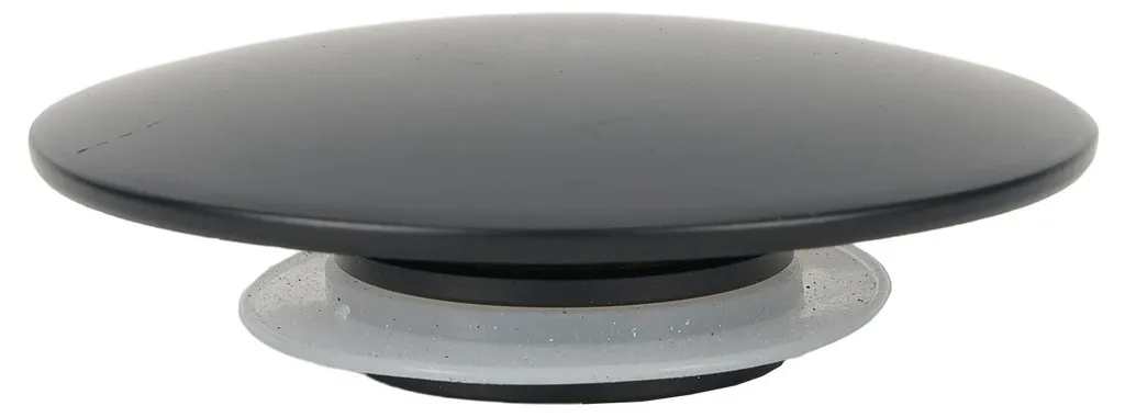 Bonde de lavabo en laiton noir mat avec bouton-poussoir clic-clac G1 1/4