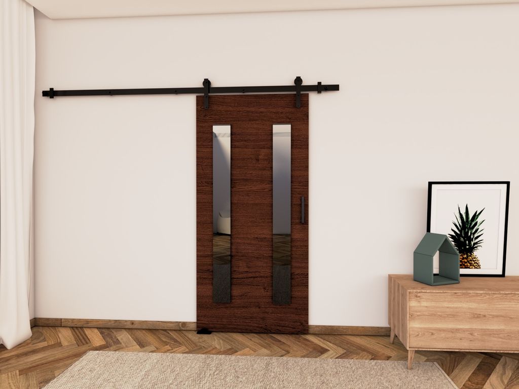 MINIO Schiebetüren LIFT H 96 cm Zimmertüren | Wenge