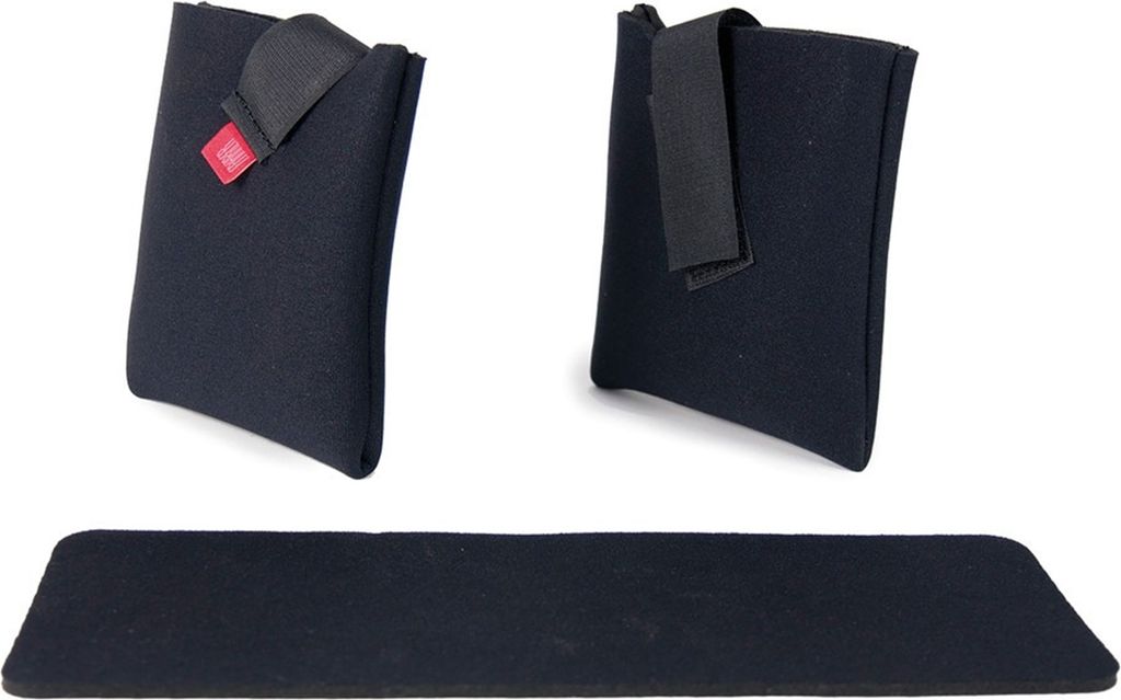 FAHRER Transport-Kratzschutzset für Pedale und Rahmenklemmung, schwarz (1 Set)
