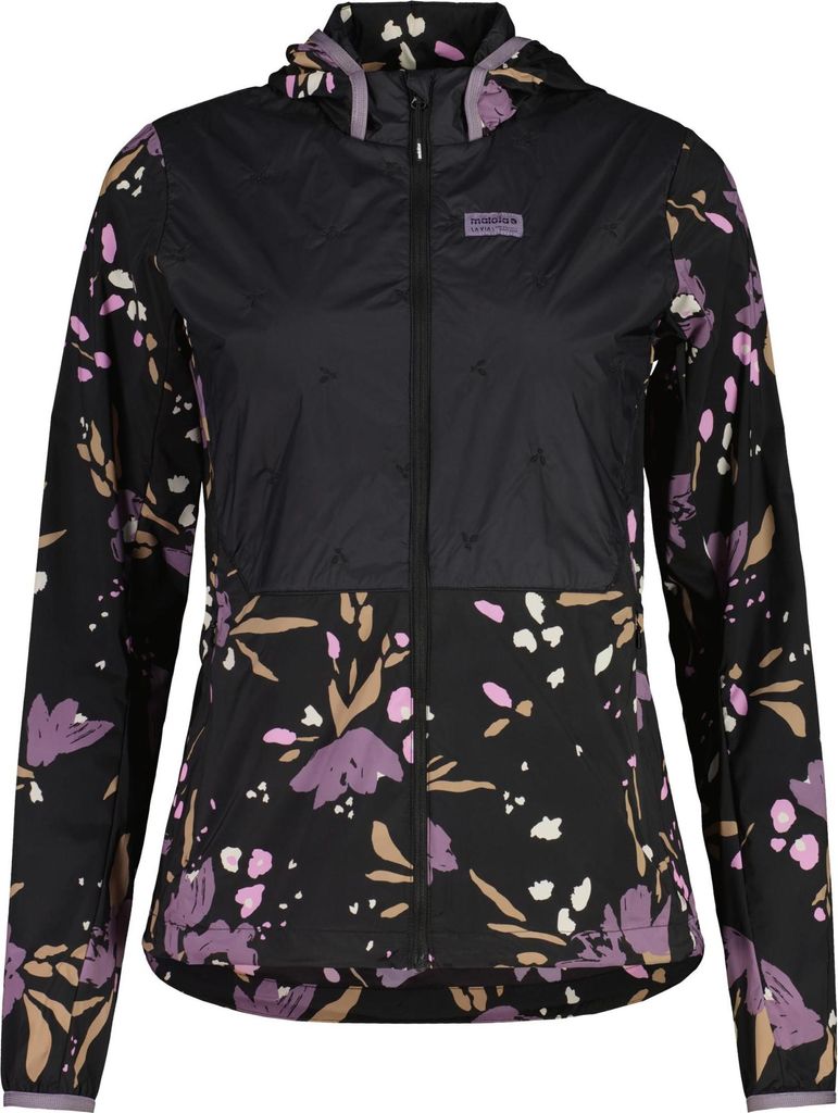 MALOJA TamaraM. Printed deep black brushflower L