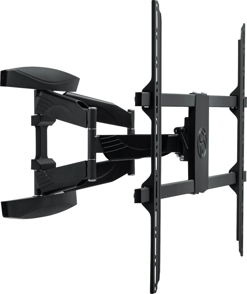 Support Mural TV Inclinable et Pivotant Robuste Hagor BrackIT XL HD Noir