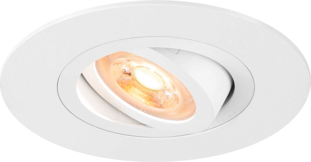 SLV 1007624 NEW TRIA 75 XL, Deckeneinbauleuchte rund GU10, weiß