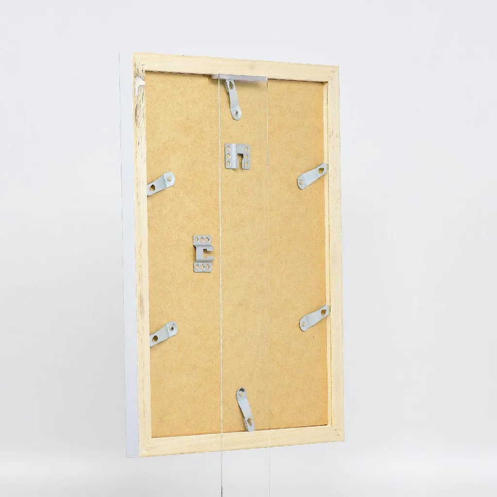 Cornice Argento 25x50 cm in Legno Effect - Design Profilo 41 Elegante - 15