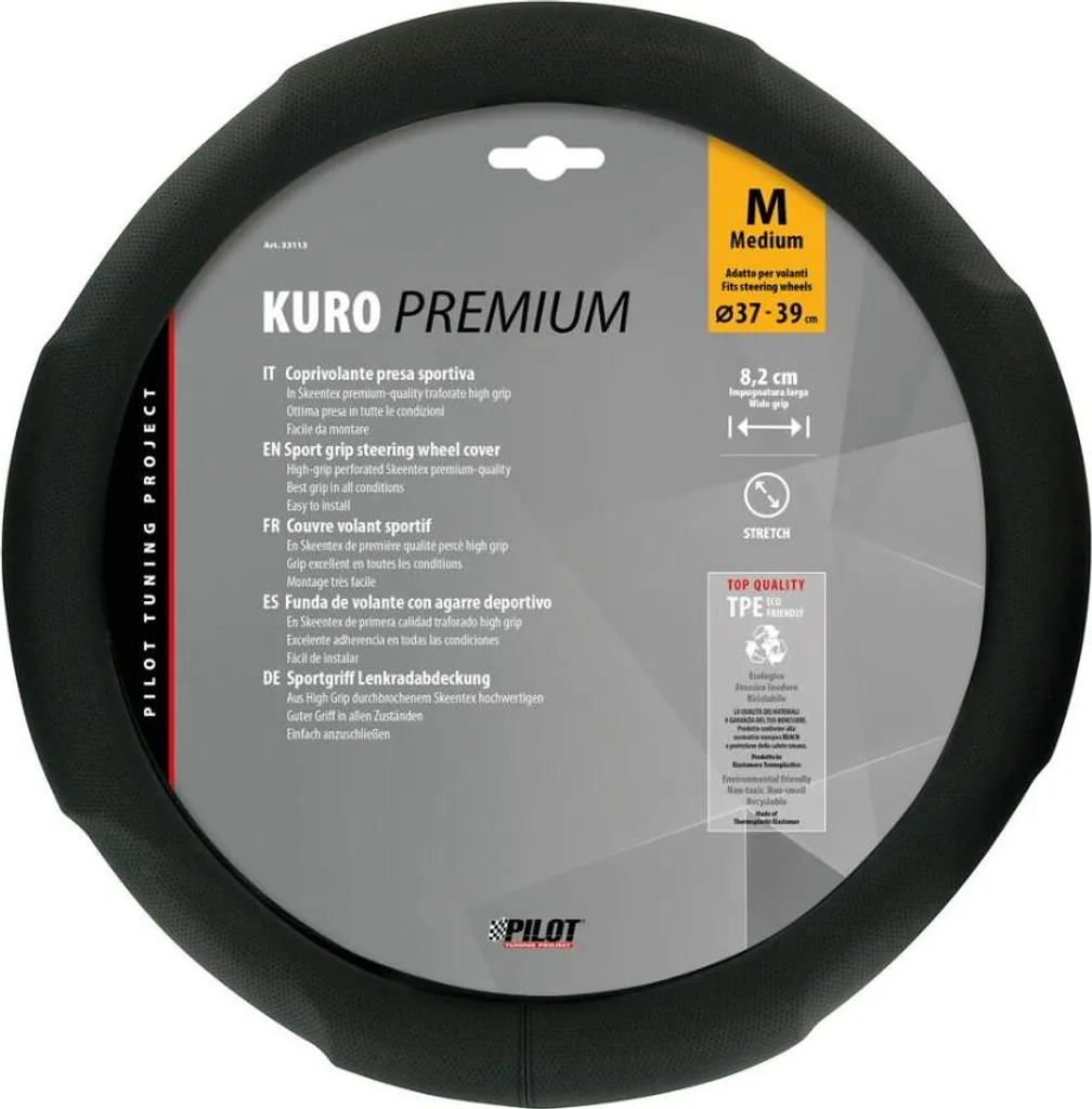 Coprivolante Skeentex Pilot Kuro Nero | Stile Urbano 37/39 cm