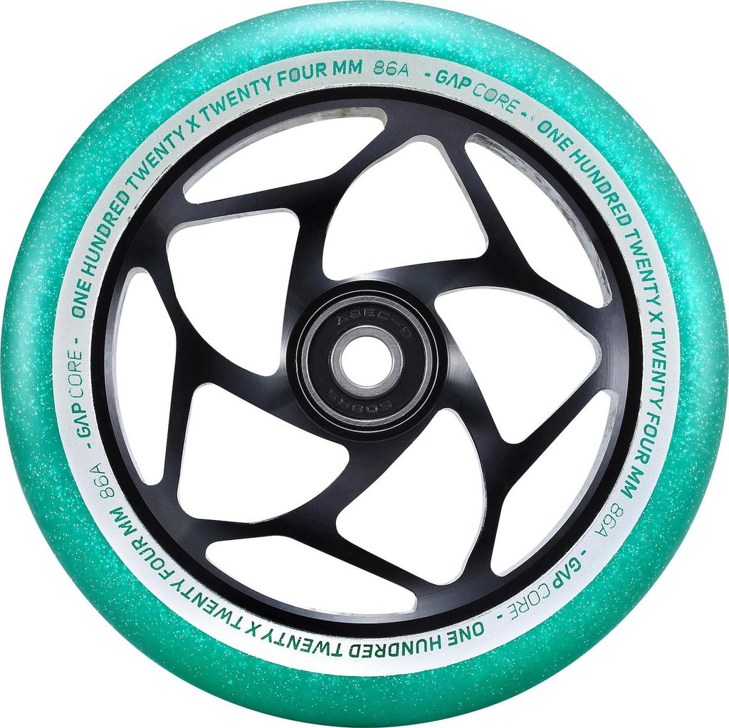 Rollen Scooter - Gap Core - Schwarz/Jade - 120 mm - Blunt Scooters
