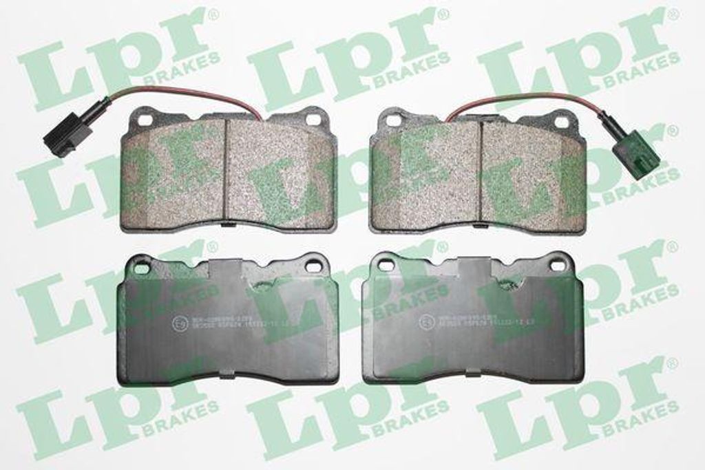 LPR 05P674 Bremsbelagsatz, Scheibenbremse OE 77364516 kompatibel mit Alf. 159, Alf. 166, Brera, Giulietta, Spider, Kappa, S60
