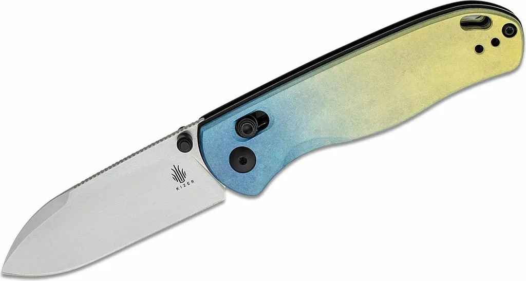 Couteau pliant Kizer Drop Bear Ki3619A3 - Lame CPM-20CV satinée