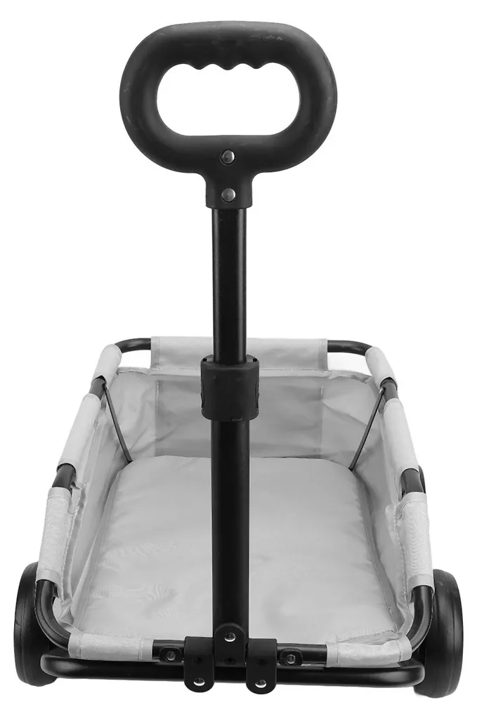 Poussette pour chien en acier carbone gris 15kg pliable série City Max